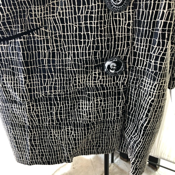 NWT Animal Print Faux Suede Jacket Coat - Picture 6 of 11